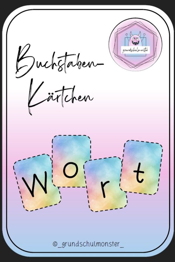 Buchstabenkaertchen Buchstabenkärtchen