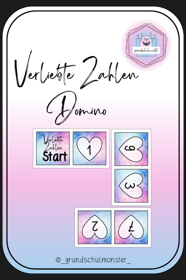 Verliebte Zahlen - Domino