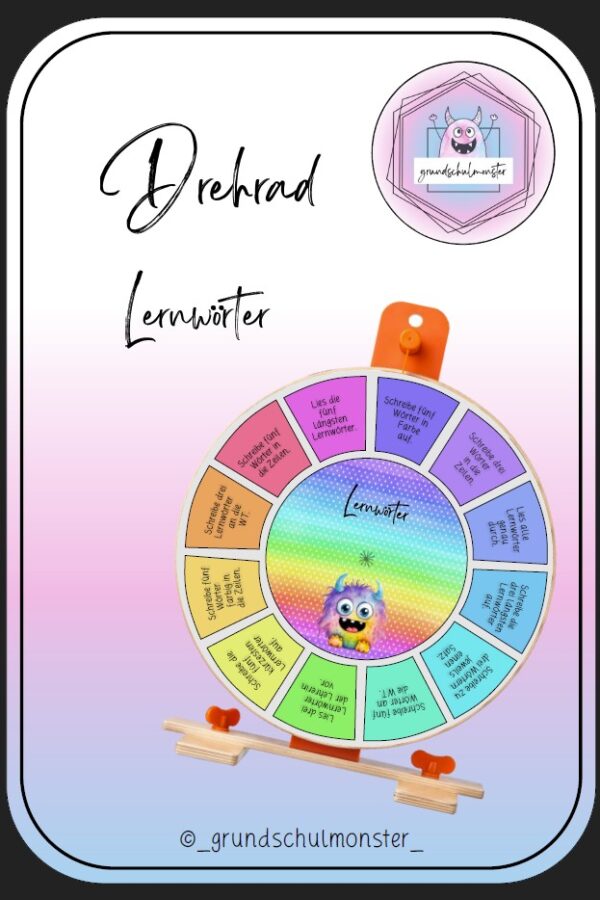 Drehrad-Lernwörter