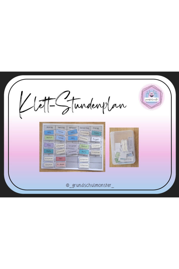 Klettstundenplan_1200x1800 Stundenplan mit Klett-System
