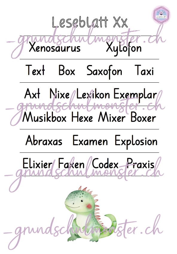 Leseblätter für den Schriftspracherwerb