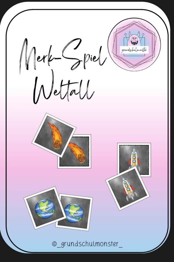 Merk-Spiel - Weltall