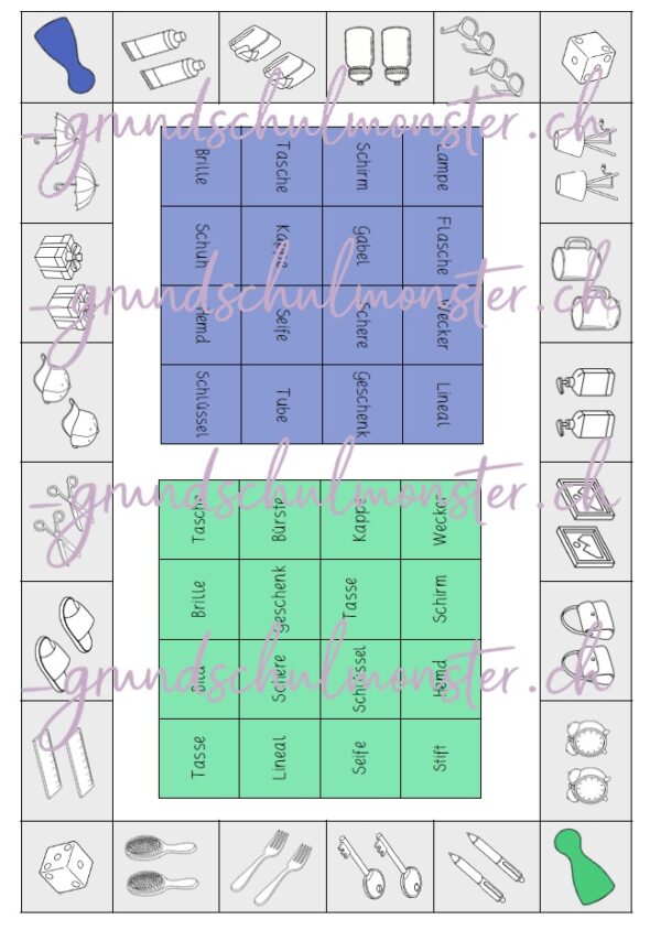 Nomen_Bingo_1 Nomen - Bingo - Einzahl & Mehrzahl