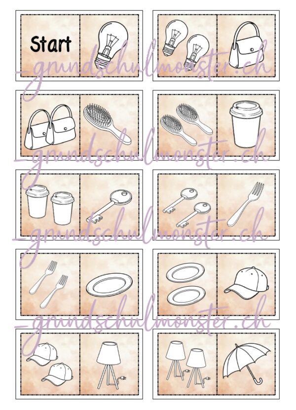 Nomen_Domino_Einzahl_und_Mehrzahl_2 Nomen Domino - Einzahl & Mehrzahl