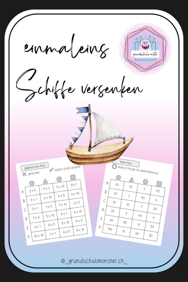 Materialpaket kleines Einmaleins