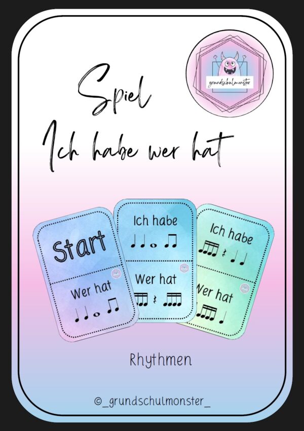 Spiel_Ichhabewerhat_Rhythmen Spiel - Ich habe, wer hat - Rhythmen