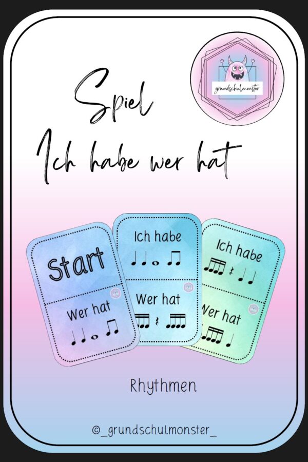 Spiel - Ich habe, wer hat - Rhythmen