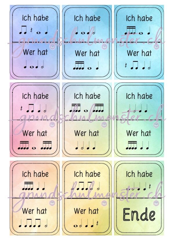 Spiel_Ichhabewerhat_Rhythmen_1 Spiel - Ich habe, wer hat - Rhythmen