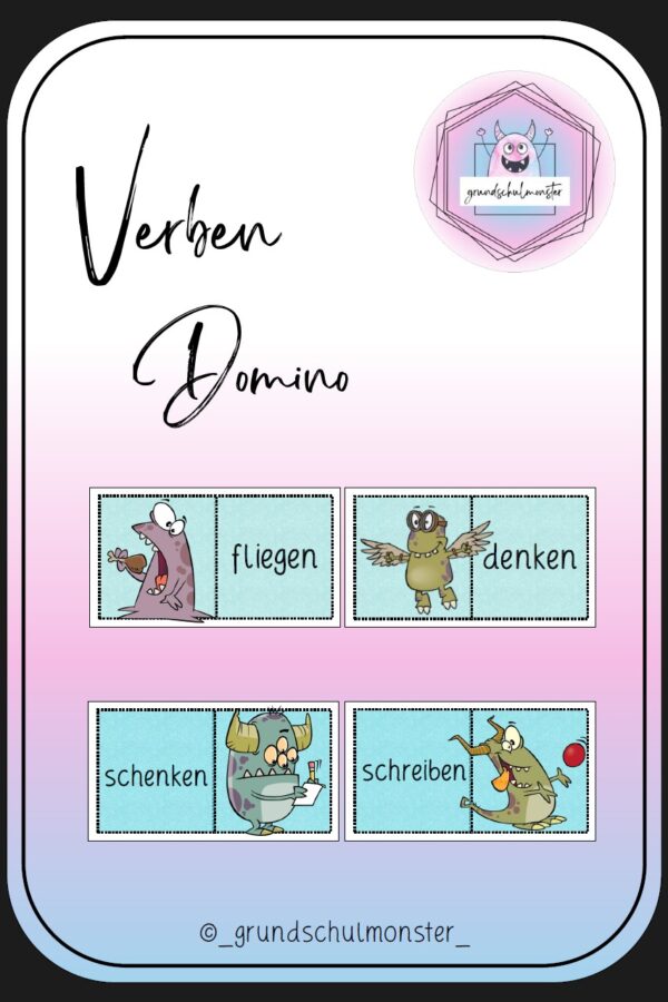 Verben_Domino Verben - Domino