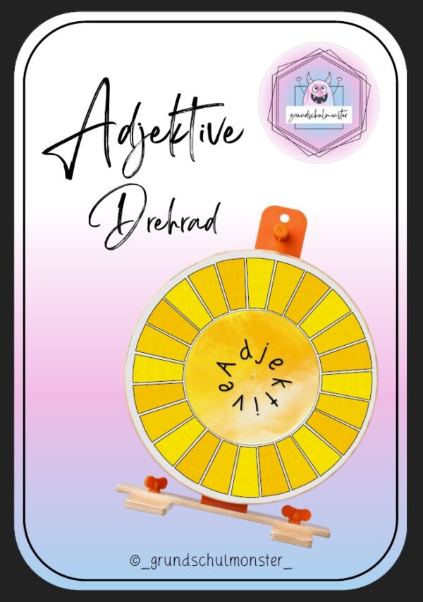 Adjektive_Drehrad Adjektive - Drehrad