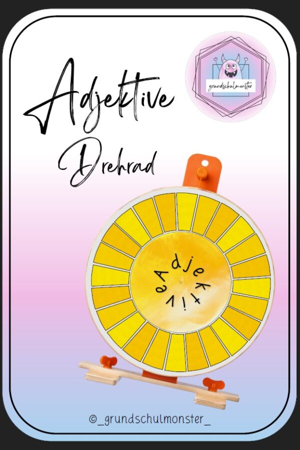 Adjektive - Drehrad