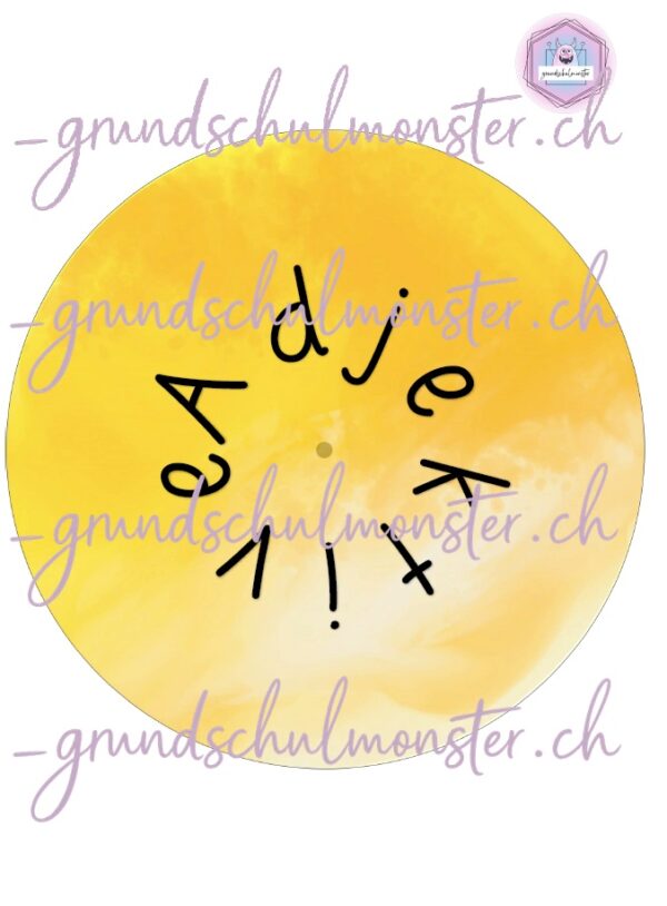 Adjektive_Drehrad_1 Adjektive - Drehrad