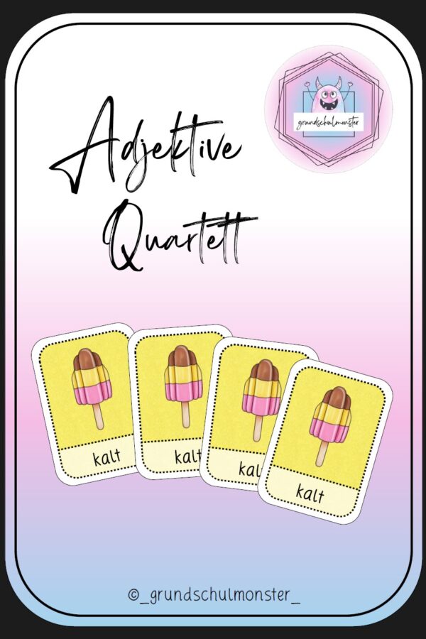 Adjektive - Quartett