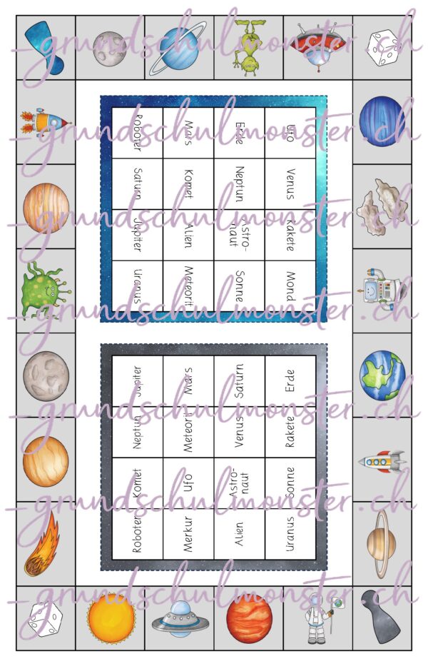 Weltall - Bingo