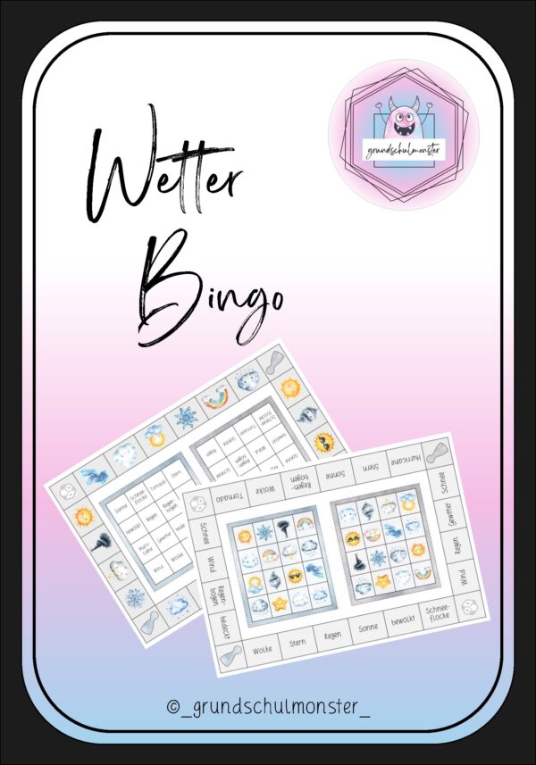 Wetter - Bingo
