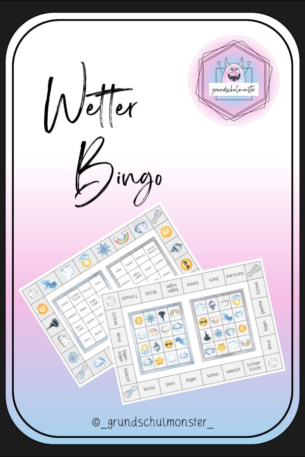 Wetter - Bingo