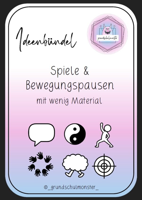 Ideenbündel_Spiele Ideenbündel - Spiele & Bewegungspausen