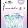 Addition Zahlenraum 20 - Klammerkarten