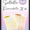 Subtraktion Zahlenraum 20 - Klammerkarten