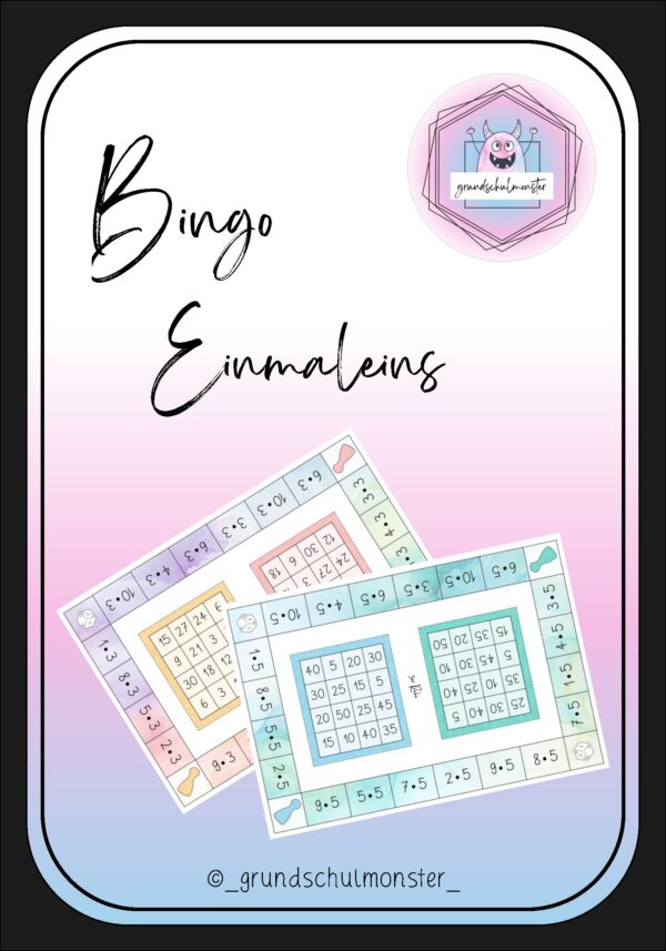 Kleines Einmaleins - Bingo
