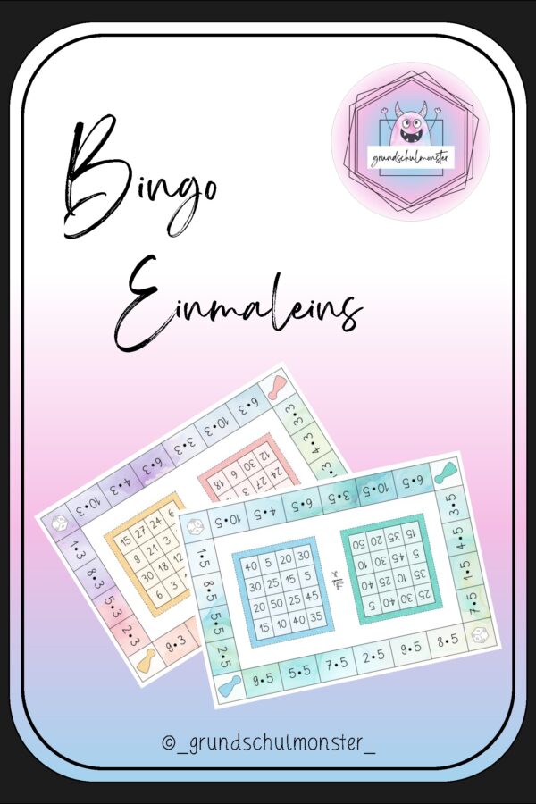 Kleines Einmaleins - Bingo