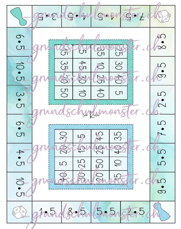 Kleines Einmaleins - Bingo