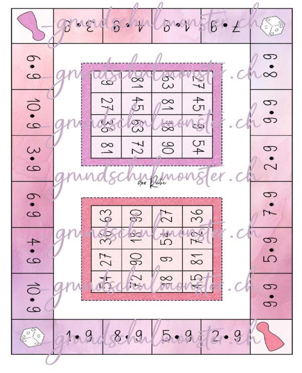 Kleines Einmaleins - Bingo