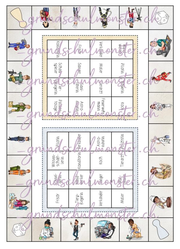 Berufe - Bingo