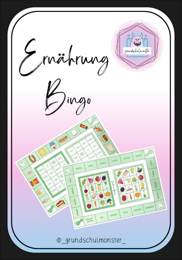 Ernährung - Bingo