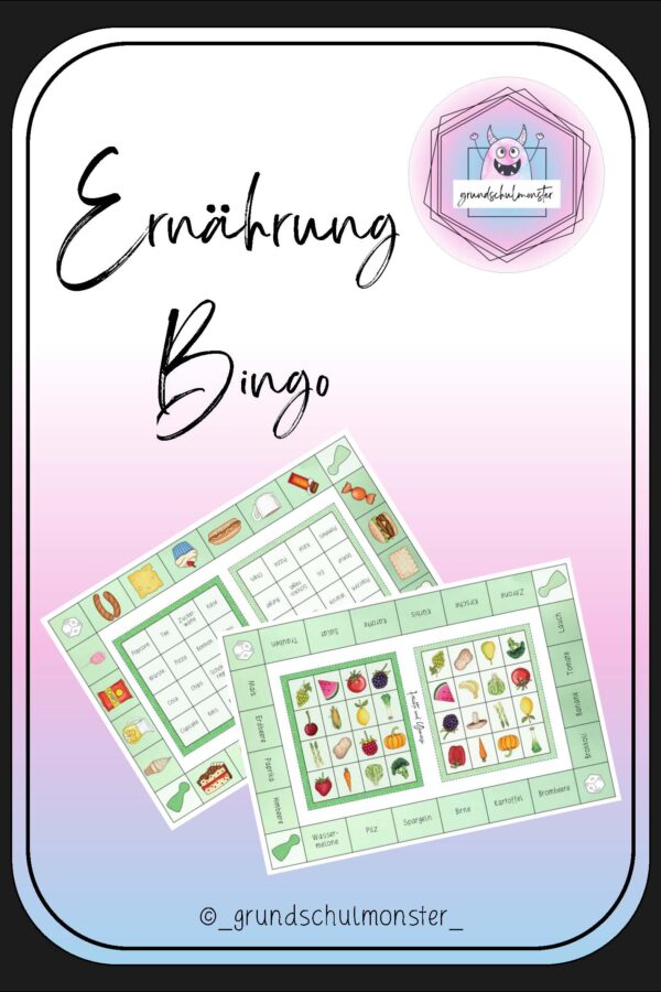 Ernährung - Bingo