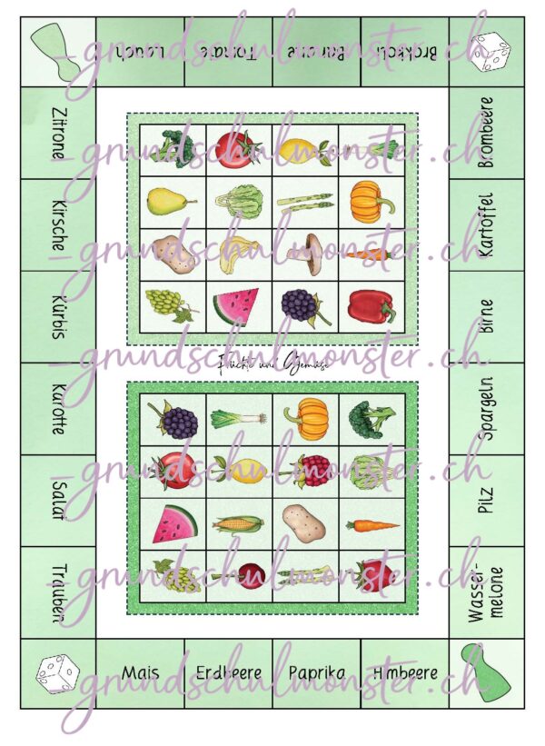 Ernährung - Bingo