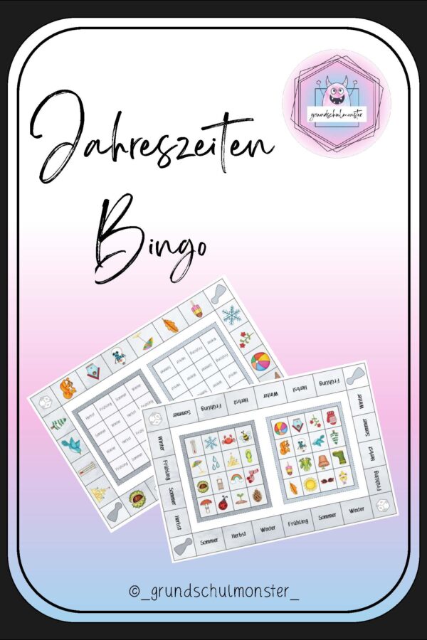 Jahreszeiten - Bingo