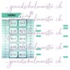Addition Zahlenraum 20 - Klammerkarten
