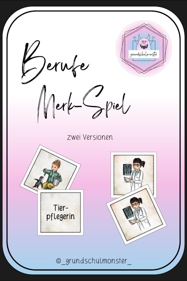 Berufe - Merk-Spiel