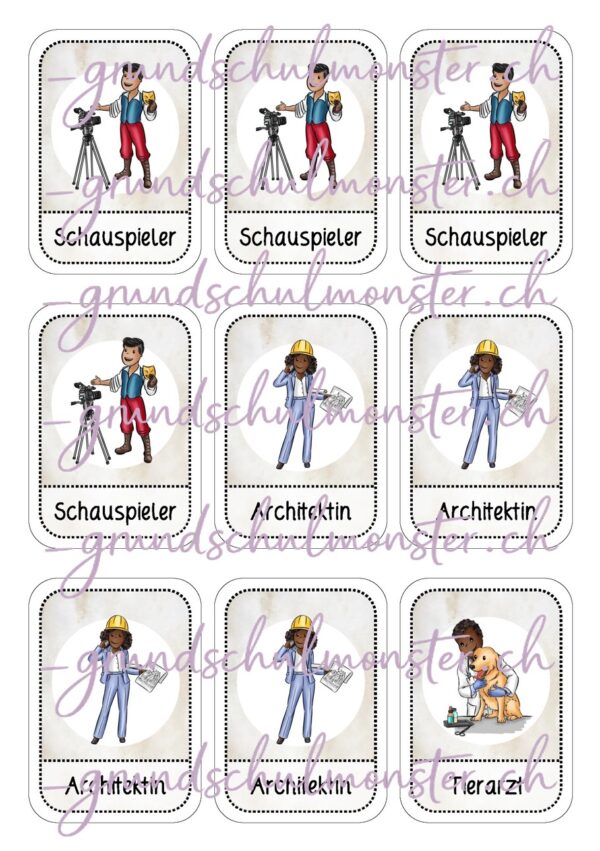 Quartett_Berufe_Seite_04 Berufe - Quartett