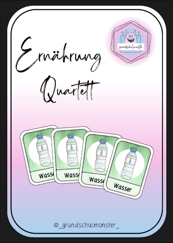 Ernährung - Quartett
