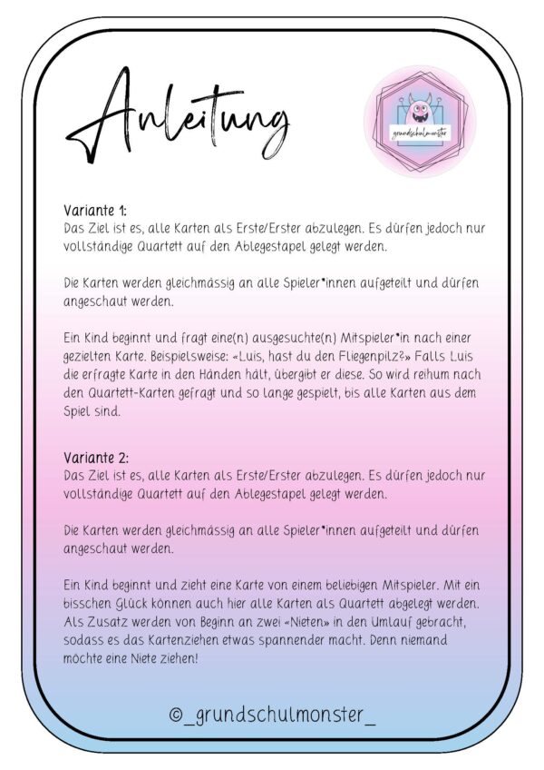 Jahreszeiten - Quartett