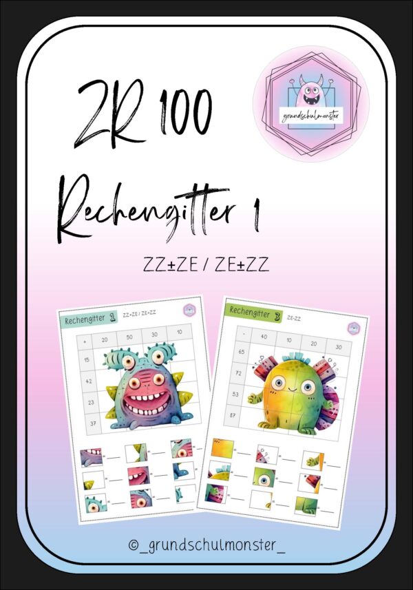 Rechengitter - ZZ±ZE / ZE±ZZ