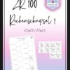 Rechenschnipsel_ZR100_1_Seite_01 Rechenschnipsel 1 - ZZ±ZE / ZE±ZZ