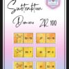 Subtraktion Zahlenraum 100 - Domino