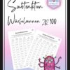 Subtraktion Zahlenraum 100 - Würfelrennen
