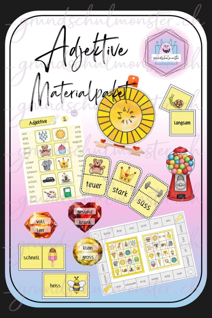Materialpaket Adjektive