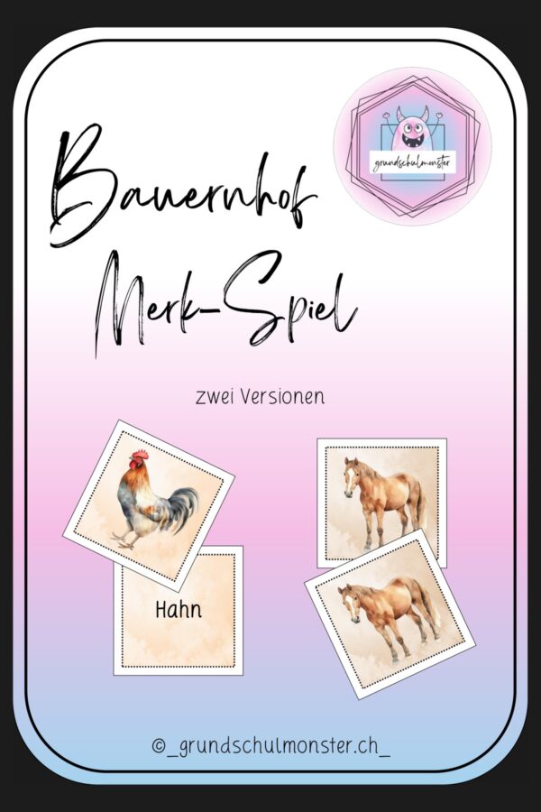 Merk-Spiel_Bauernhoftiere_seite_1_web Bauernhoftiere - Merkspiel