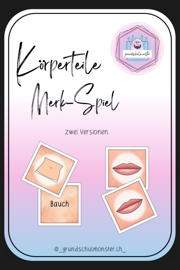 Merk-Spiel_Körperteile_seite_1_web Körperteile - Merkspiel