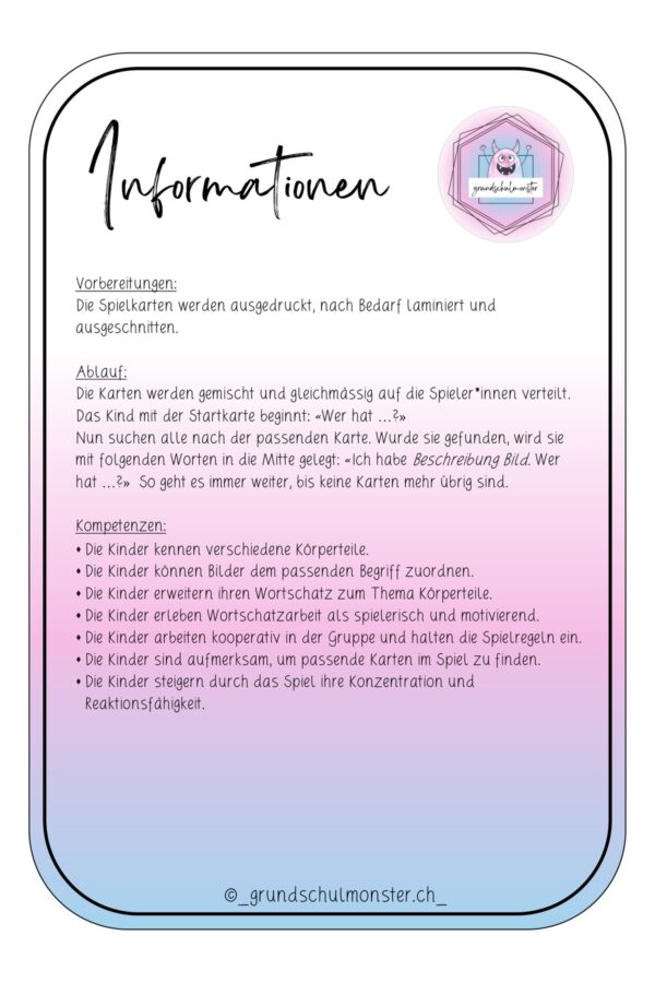 Spiel_Ich habe, wer hat_Körperteile_seite_2_web Körperteile - Spiel "Ich habe, wer hat"