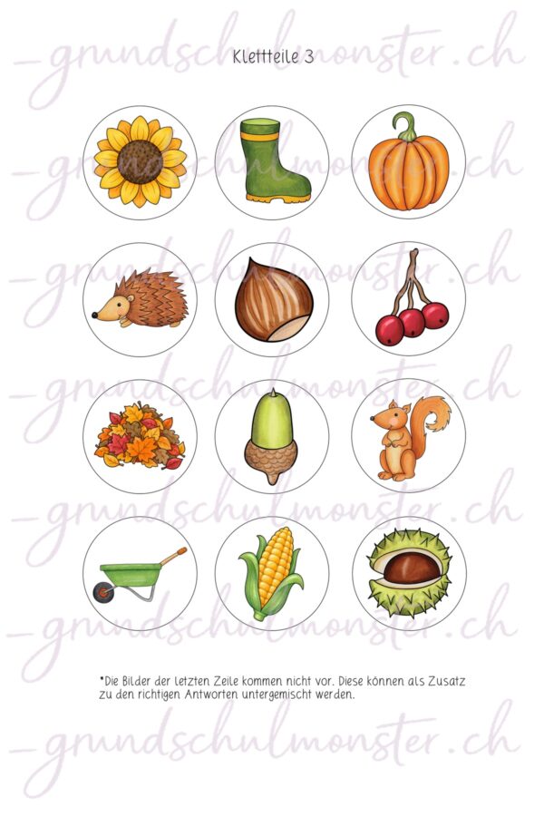 Herbstliche Klettmappen 1. & 2. Klasse
