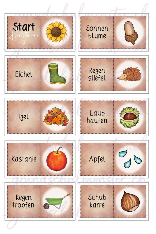 Herbstliches Domino_seite_6_web Herbstliches Domino - 1. & 2. Klasse