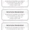 Herbstliches Wanderdiktat - 1. & 2. Klasse