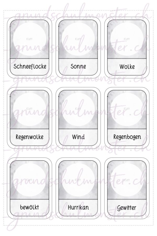 Wetter - Klettmappen