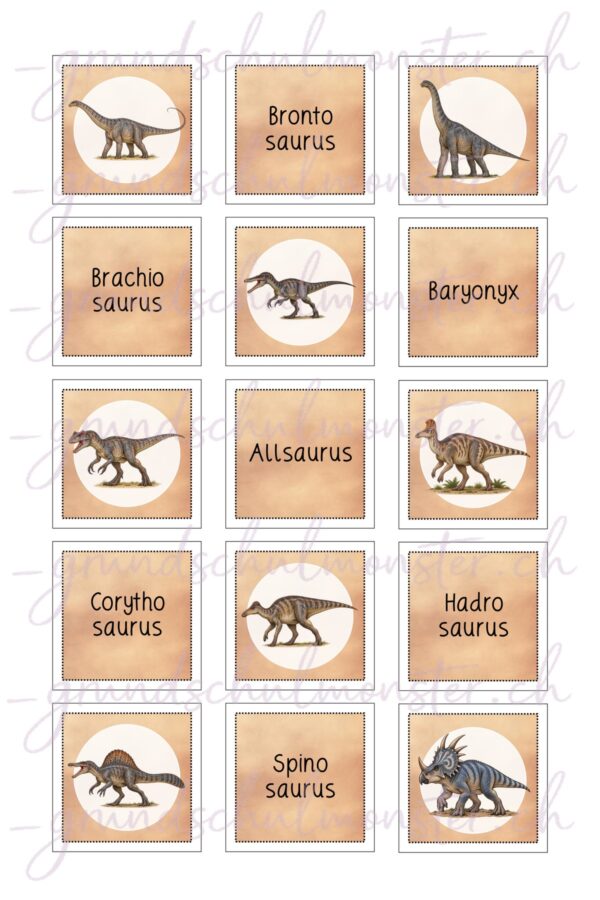 Merk-Spiel_Dinosaurier_seite_3_web Dinosaurier, Flugsaurier & Meeresreptilien - Merk-Spiel